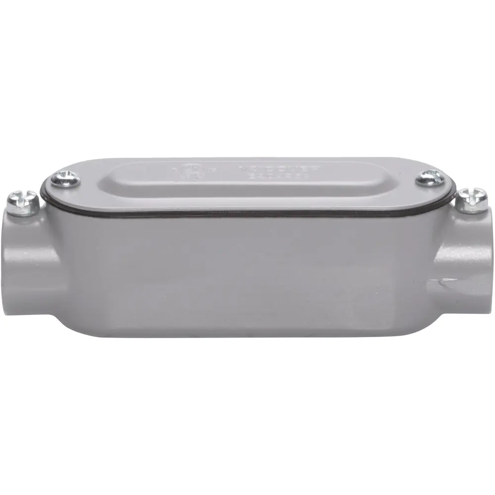 1 in. C, EMT/Rigid Conduit Body w/ Cover & Gasket, Aluminum