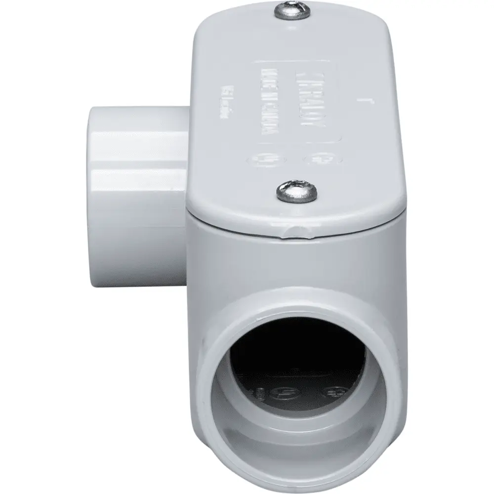 1 in. LR, PVC Conduit Body 1 1 in. LR, PVC Conduit Body