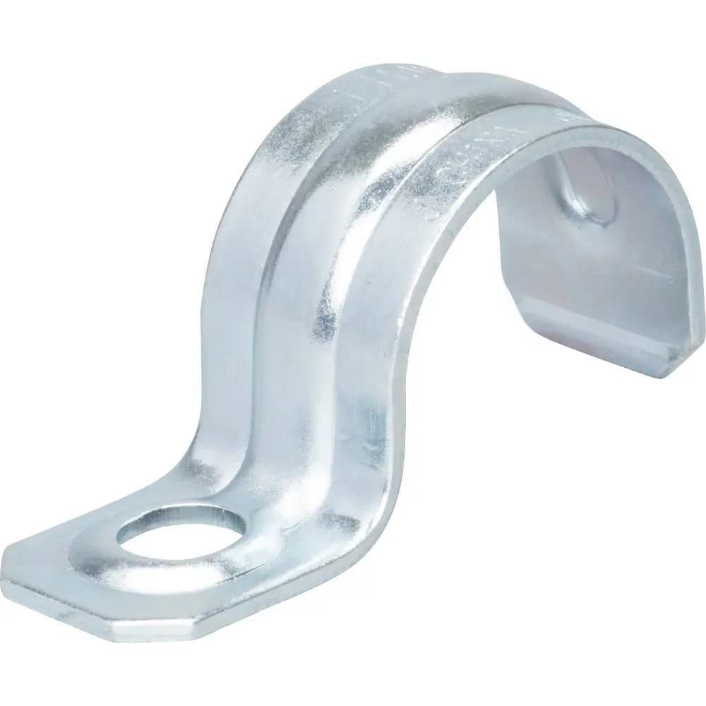 1 in. Rigid 1-Hole Strap, Steel