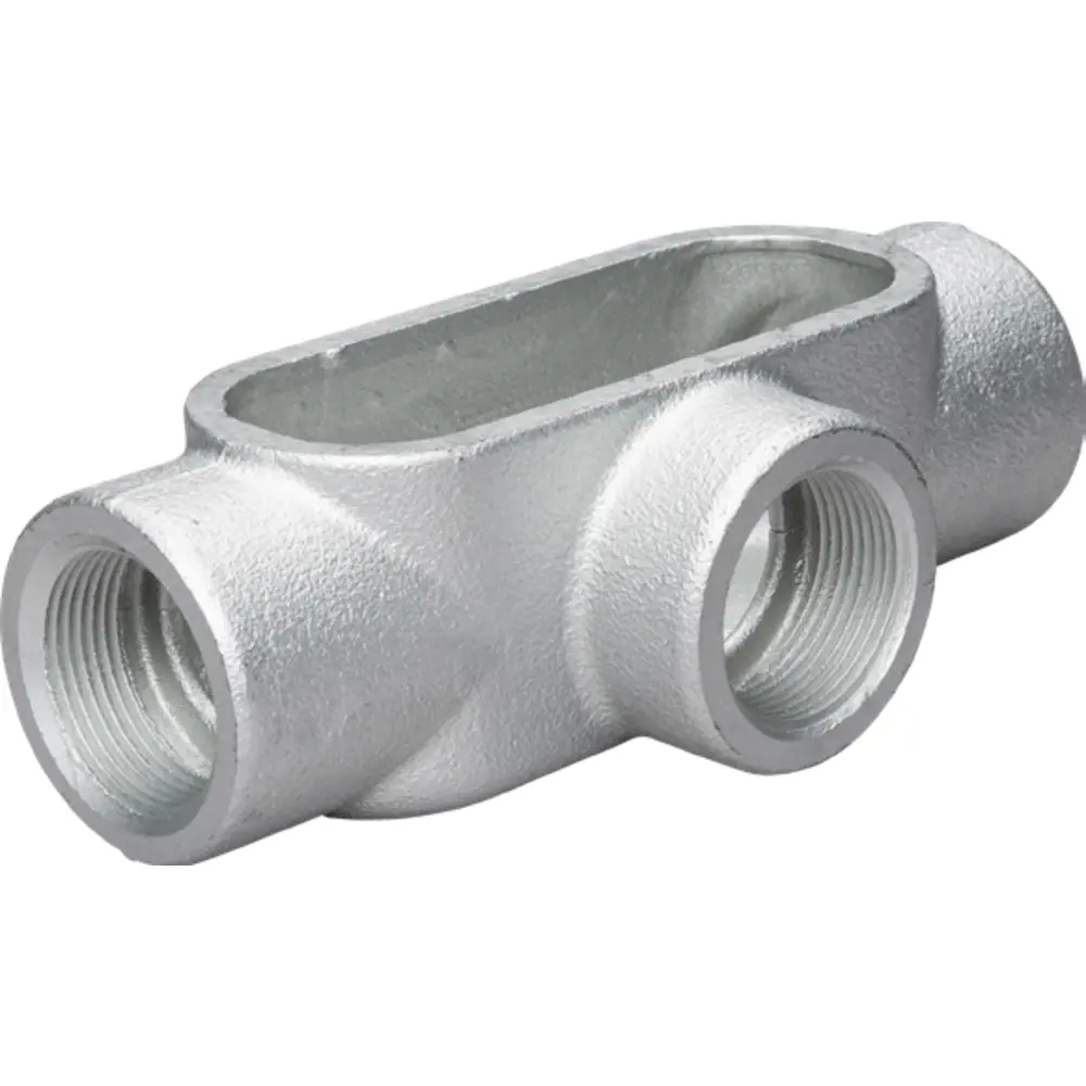 1 in. T Conduit Body, Malleable Iron, Form 7 1 1 in. T Conduit Body, Malleable Iron, Form 7