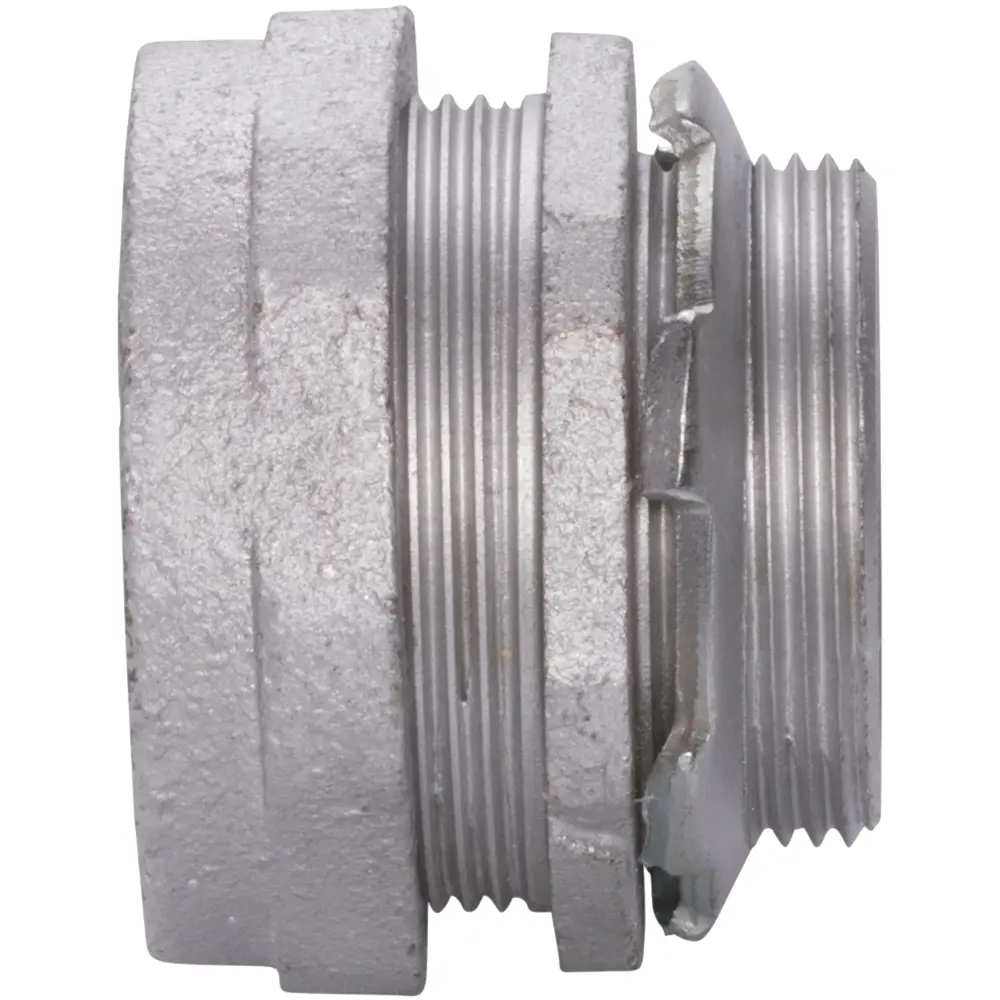 1" Rigid Compression Connector w/ Insulated Throat, Malleable Iron 2 1" Rigid Compression Connector w/ Insulated Throat, Malleable Iron