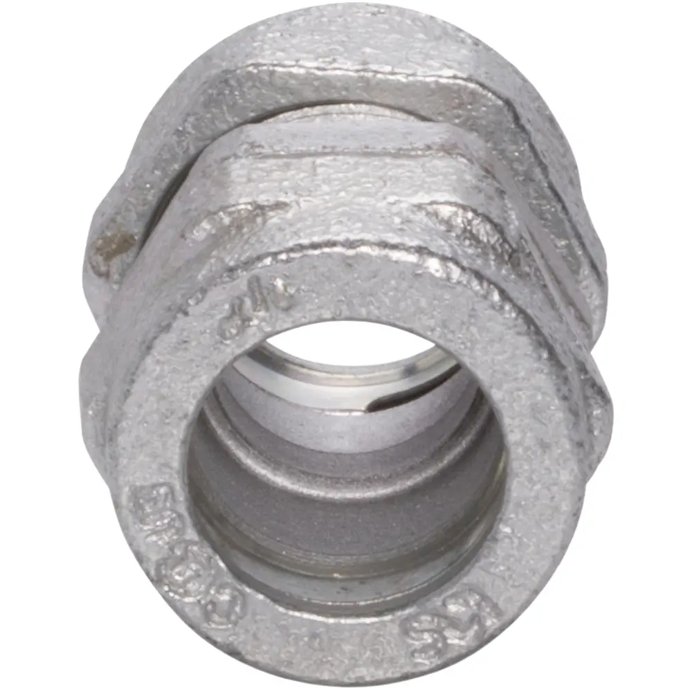 1" Rigid Compression Coupling, Malleable Iron 1 1" Rigid Compression Coupling, Malleable Iron