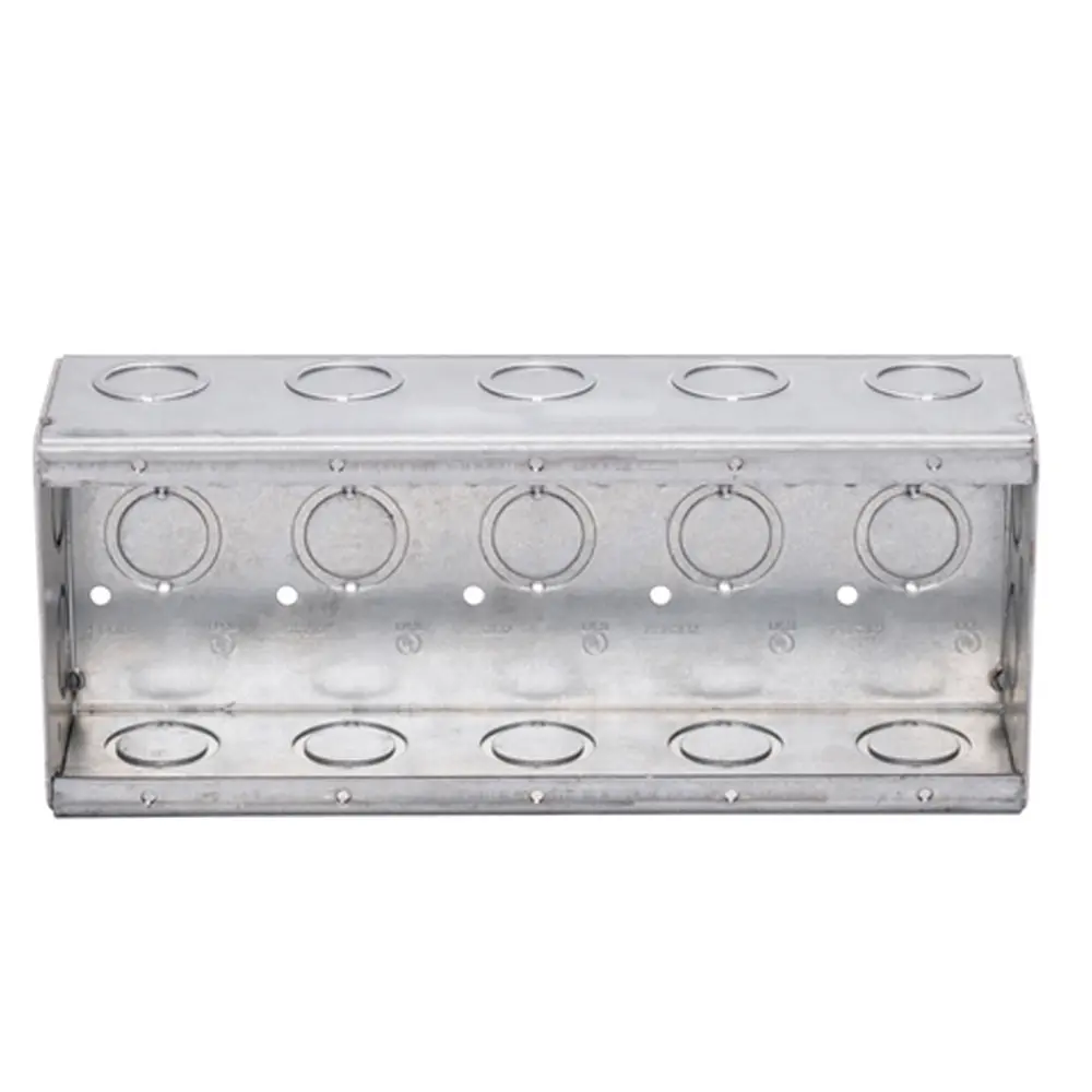 2-1/2" Deep 4-Gang Masonry Box