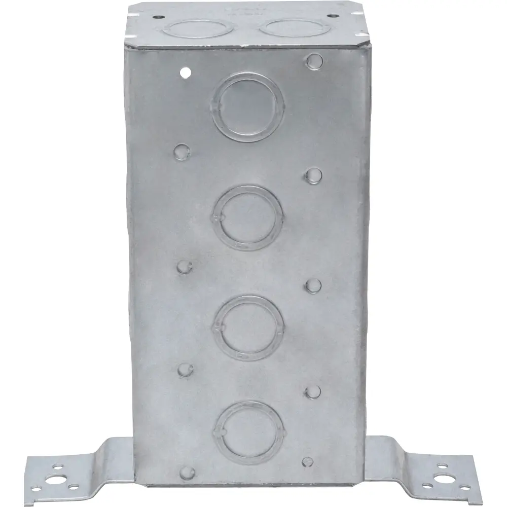 2-1/2" Deep 4-Gang Welded Masonry Box w/ Ears 1 2-1/2" Deep 4-Gang Welded Masonry Box w/ Ears
