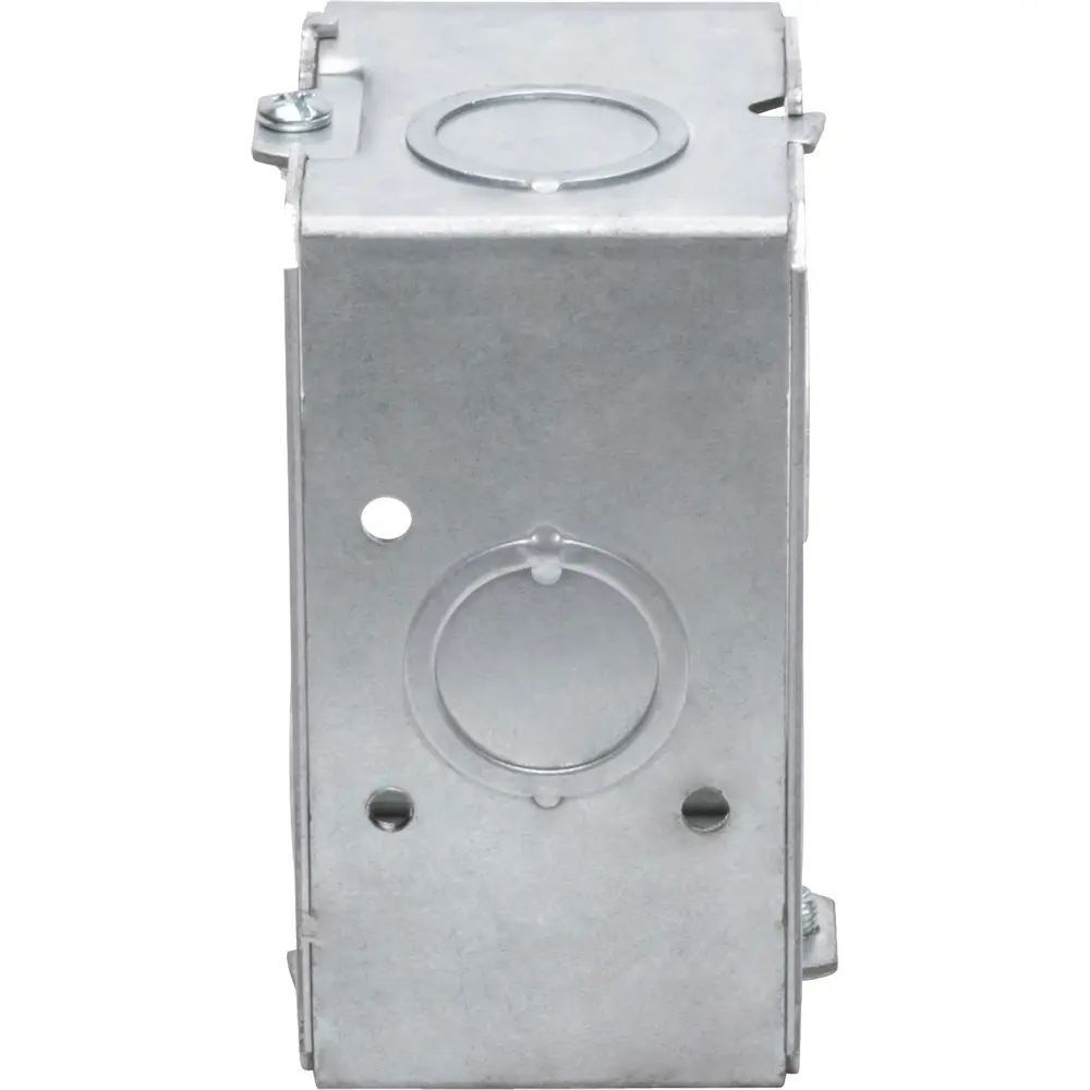 2-1/2" Deep Single-Gang Masonry Box, Gangable
