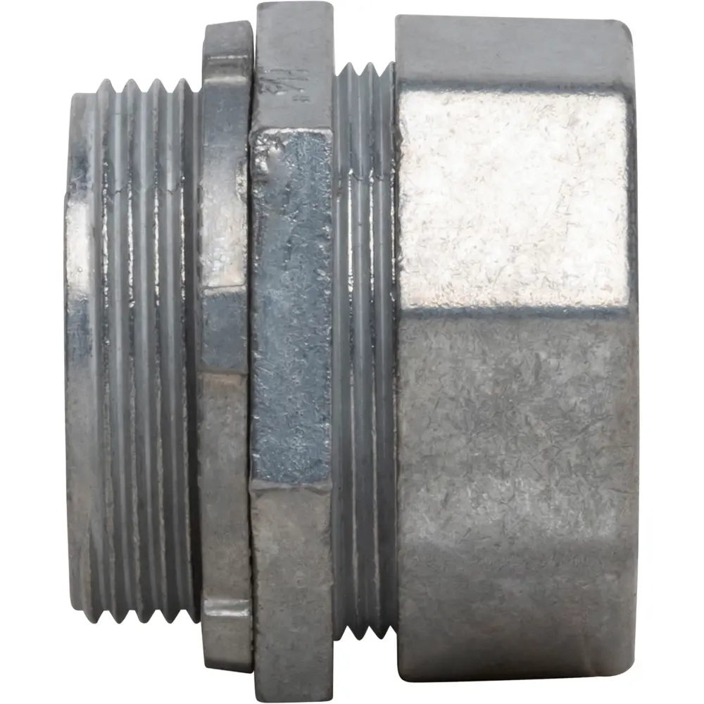 2-1/2" EMT Compression Connector, Zinc Die Cast 3 2-1/2" EMT Compression Connector, Zinc Die Cast