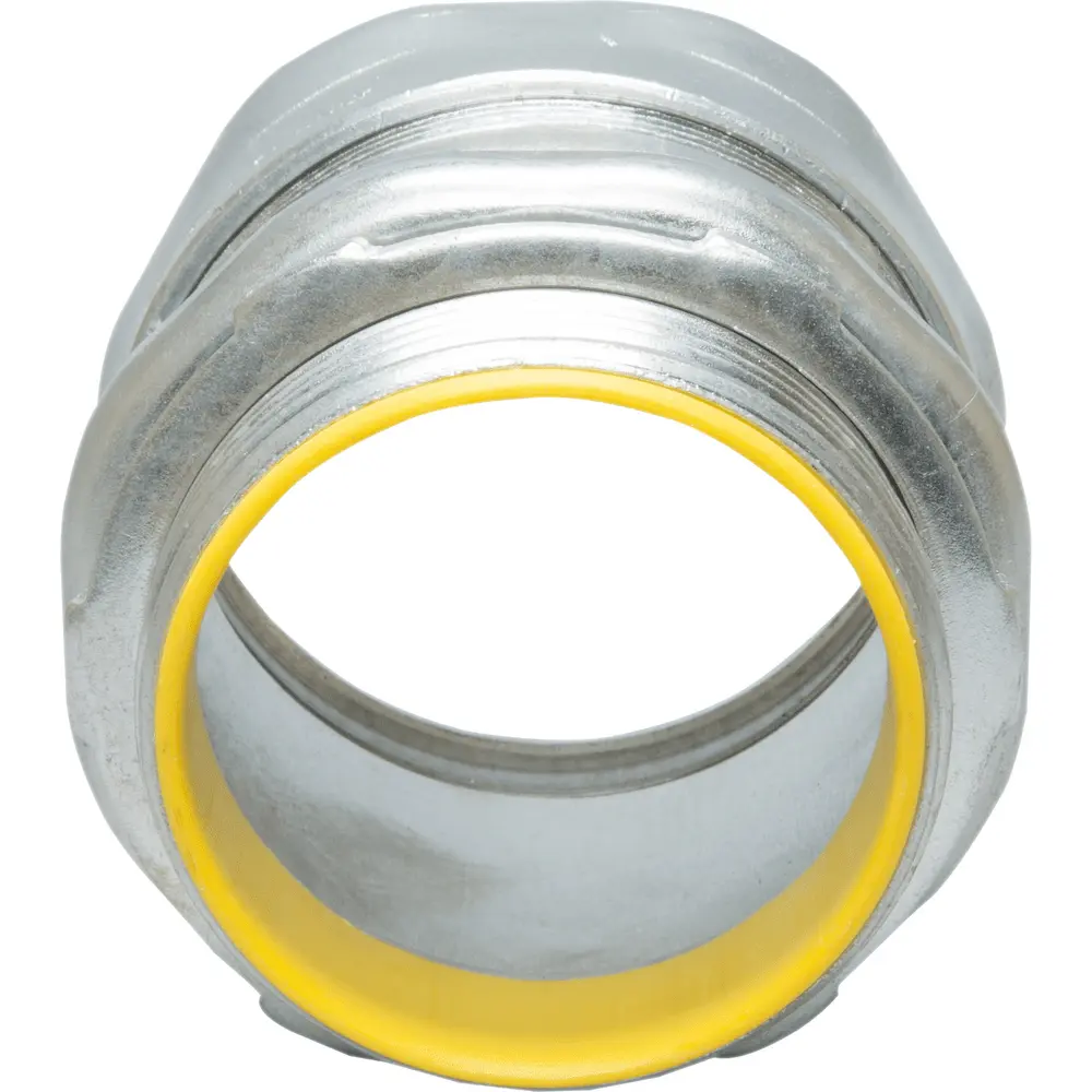 2-1/2" EMT Steel Compression Connector w/ Insulated Throat