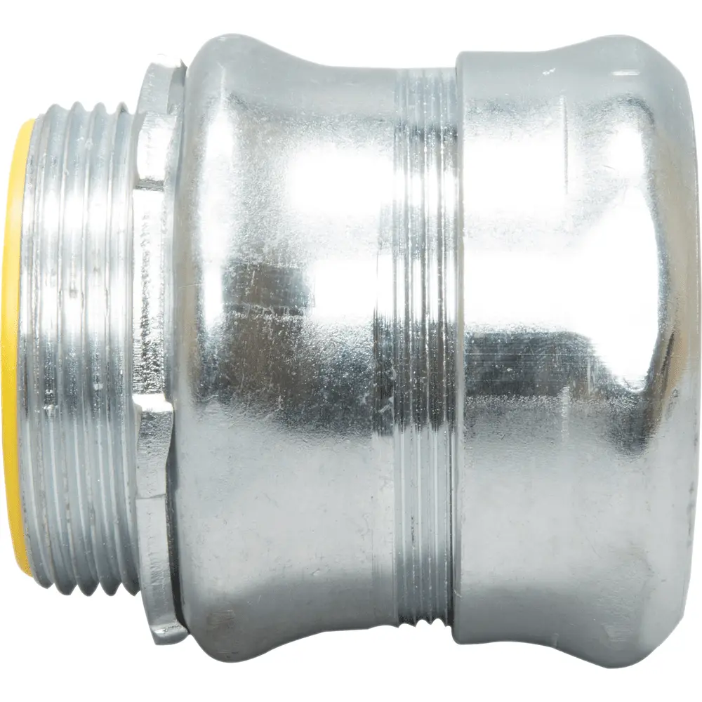 2-1/2" EMT Steel Compression Connector w/ Insulated Throat