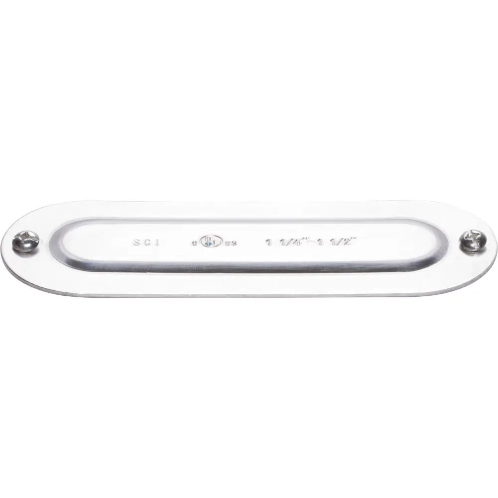 2-1/2 in. - 3 in. Stamped Conduit Cover, Aluminum
