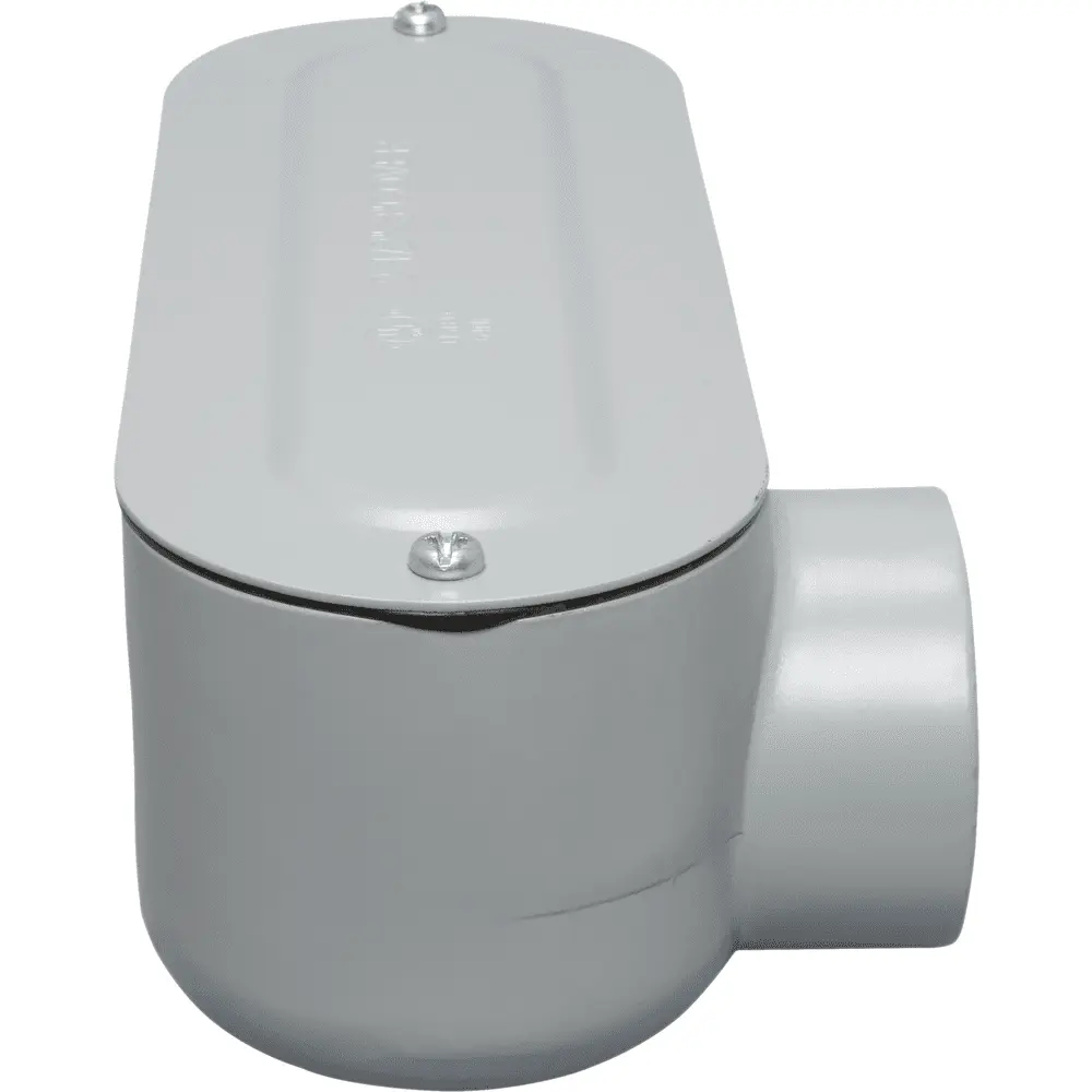 2-1/2 in. LR, Conduit Body w/ Cover & Gasket, Aluminum