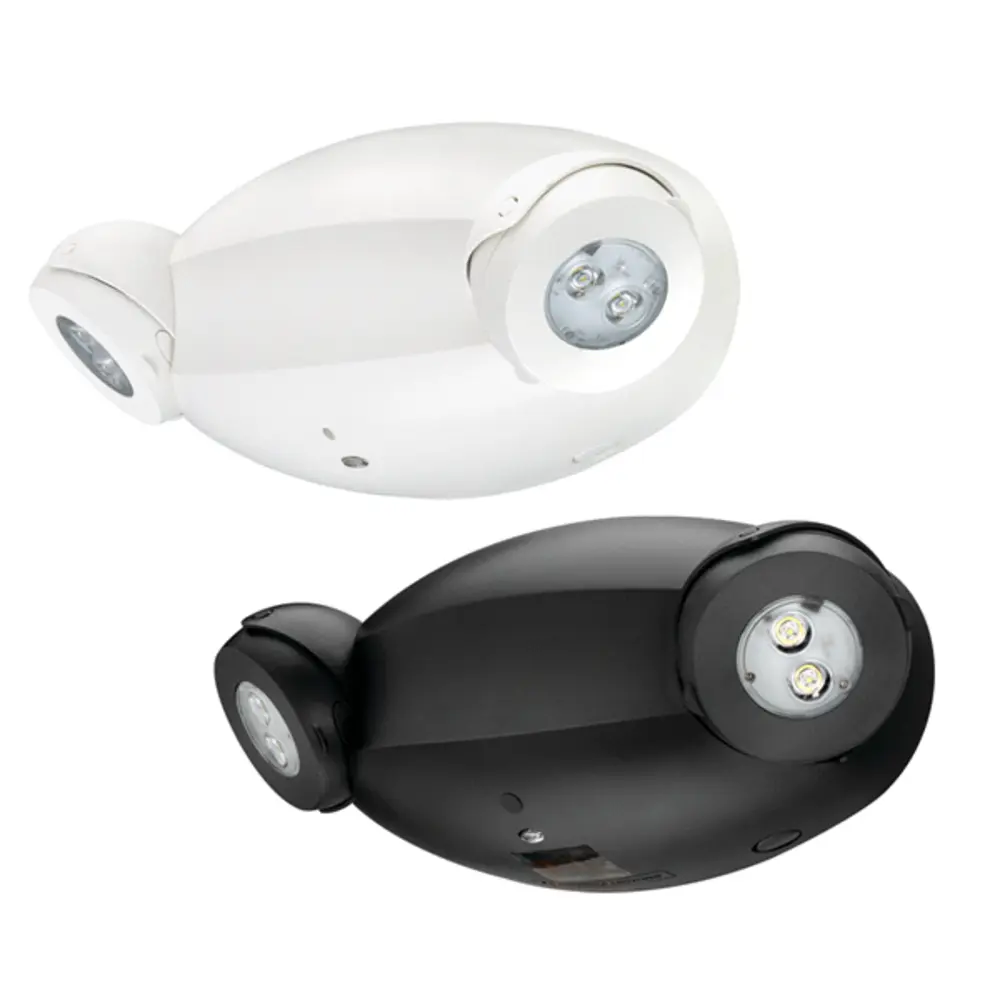 120-277 VAC Adjustable Optics Quantum® LED Commercial Emergency Light, White