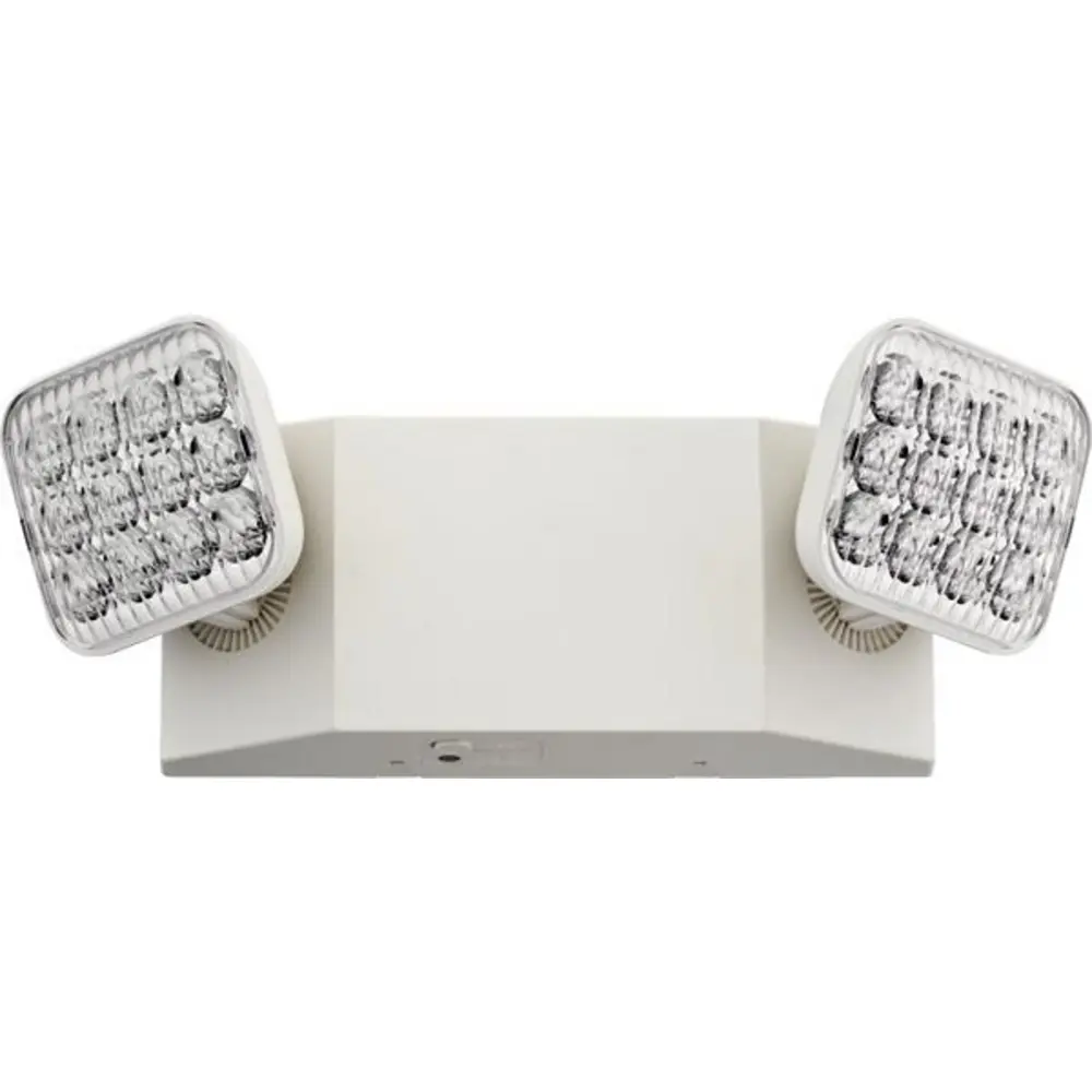 120/277 VAC LED Emergency Unit, 2 Heads, White