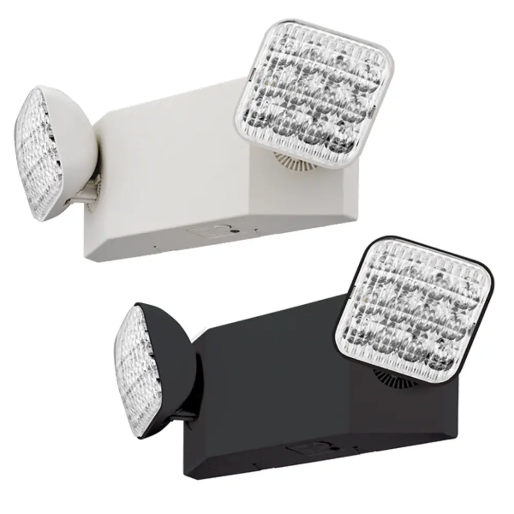 120/277 VAC LED Emergency Unit, 2 Heads, White