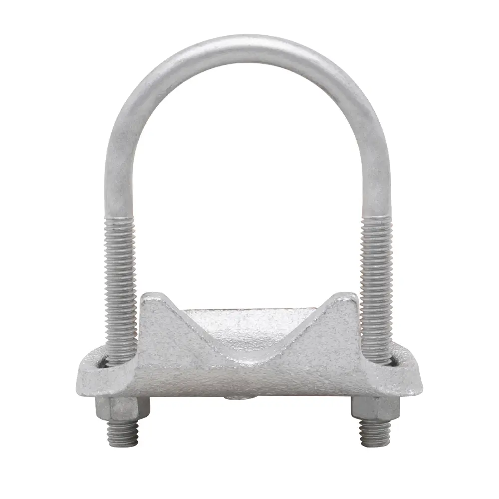 2-1/2" Right Angle Conduit Support, Malleable Iron