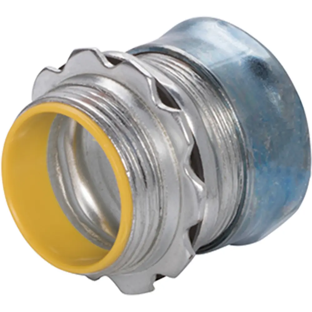 2-1/2" Steel Rain Tight Compression Connector w/ Insulated Throat