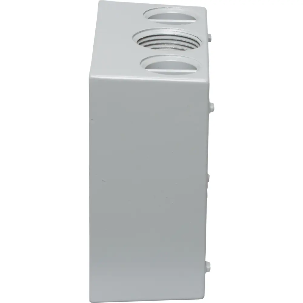 2-3/16" Deep 2-Gang Weatherproof Box, (3) 1" Hole, Gray 3 2-3/16" Deep 2-Gang Weatherproof Box, (3) 1" Hole, Gray