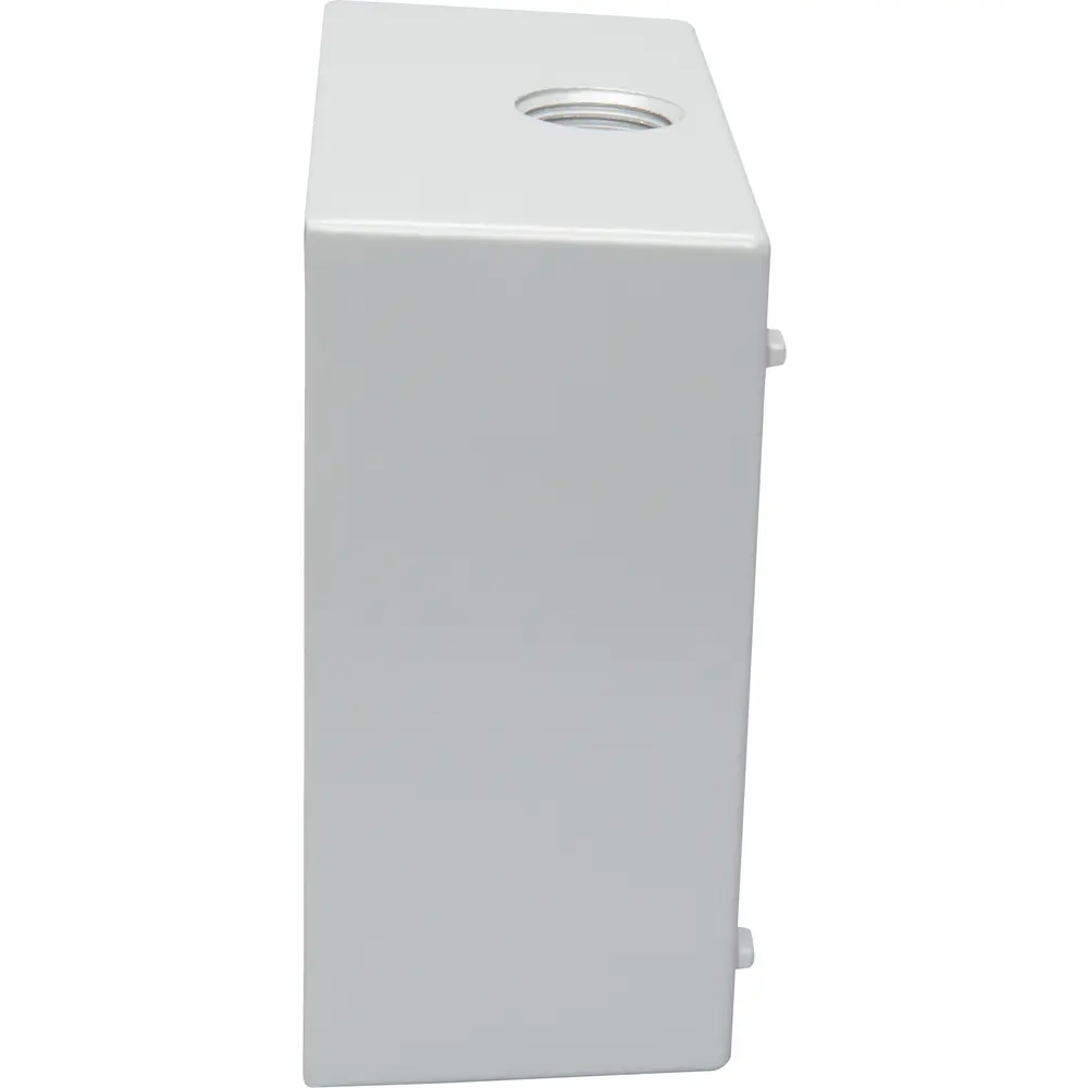 2-3/16" Deep 2-Gang Weatherproof Box, (4) 1/2" Hole, Gray