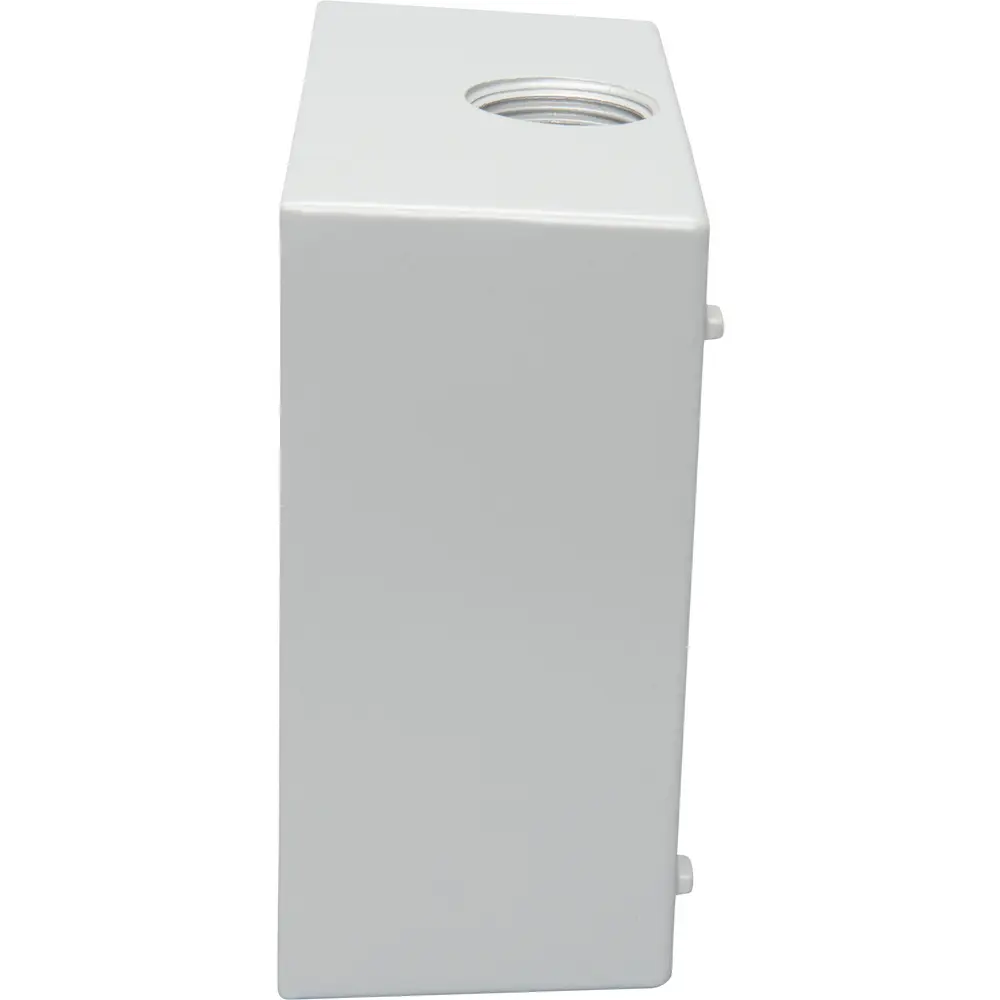 2-3/16" Deep 2-Gang Weatherproof Box, (4) 3/4" Hole, Gray 3 2-3/16" Deep 2-Gang Weatherproof Box, (4) 3/4" Hole, Gray