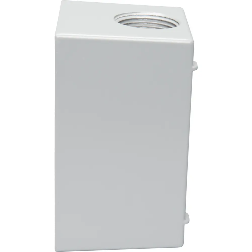 2-5/8" Deep Single-Gang Weatherproof Box (3) 1" Hole, Gray