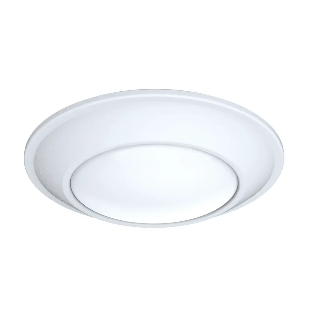 120 VAC 14.4 W 6 in. Juno Slim Tapered Disk Light, 3000K, Matte White 3 120 VAC 14.4 W 6 in. Juno Slim Tapered Disk Light, 3000K, Matte White