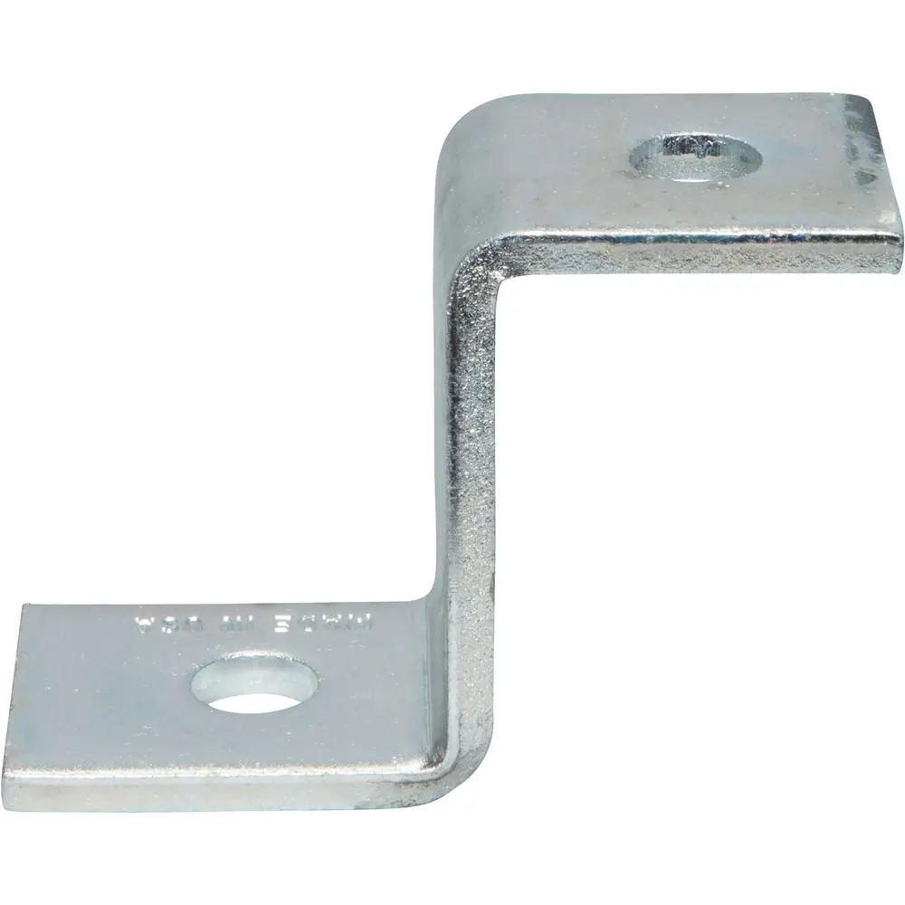 2-7/16" 2-Hole Z-Fitting Cross, Electrogalvanized 3 2-7/16" 2-Hole Z-Fitting Cross, Electrogalvanized