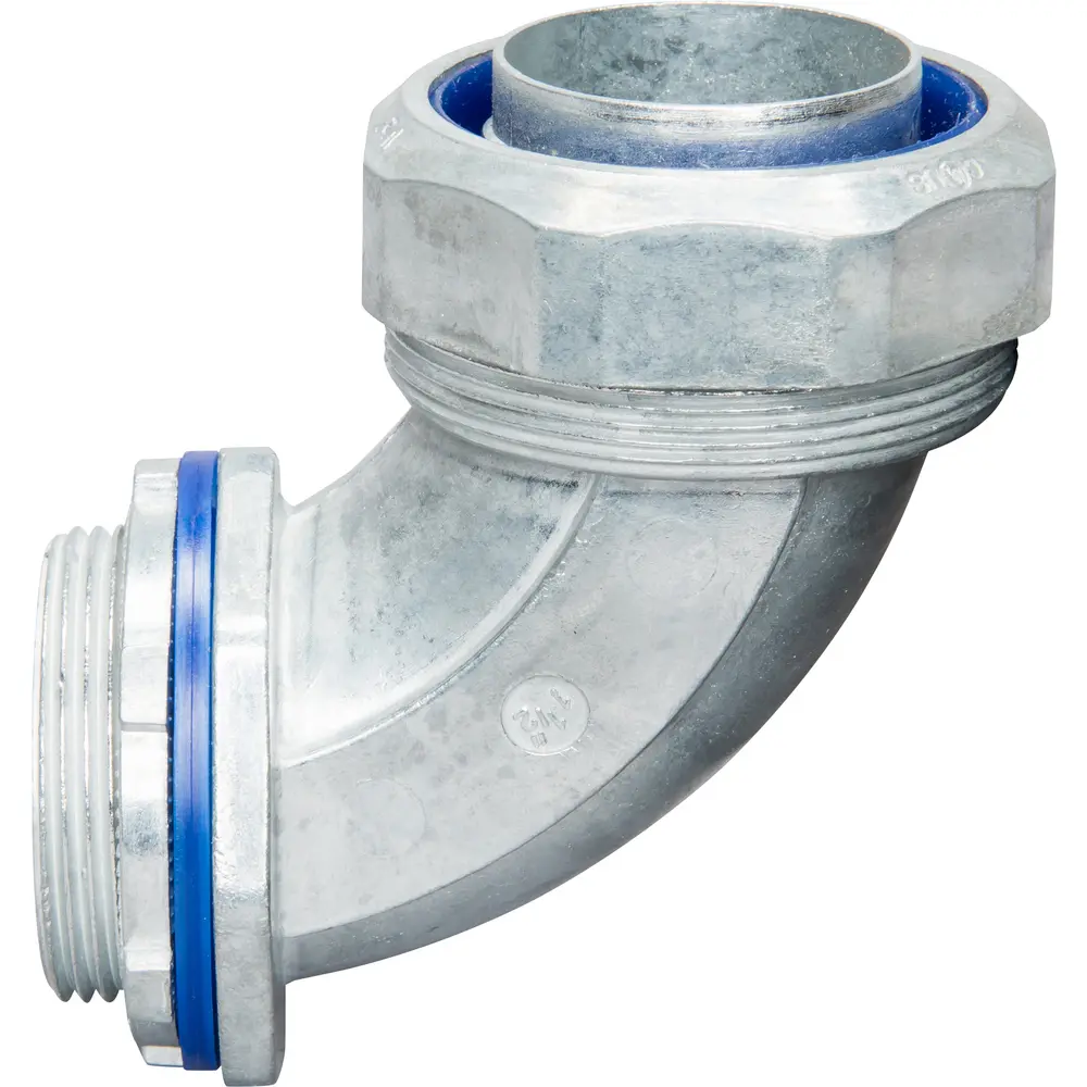 2" 90° Steel-Zinc Liquid Tight Fitting