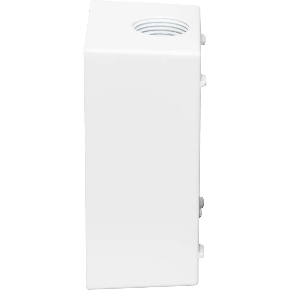 2" Deep Single-Gang Weatherproof Box, (3) 3/4" Hole, White 3 2" Deep Single-Gang Weatherproof Box, (3) 3/4" Hole, White