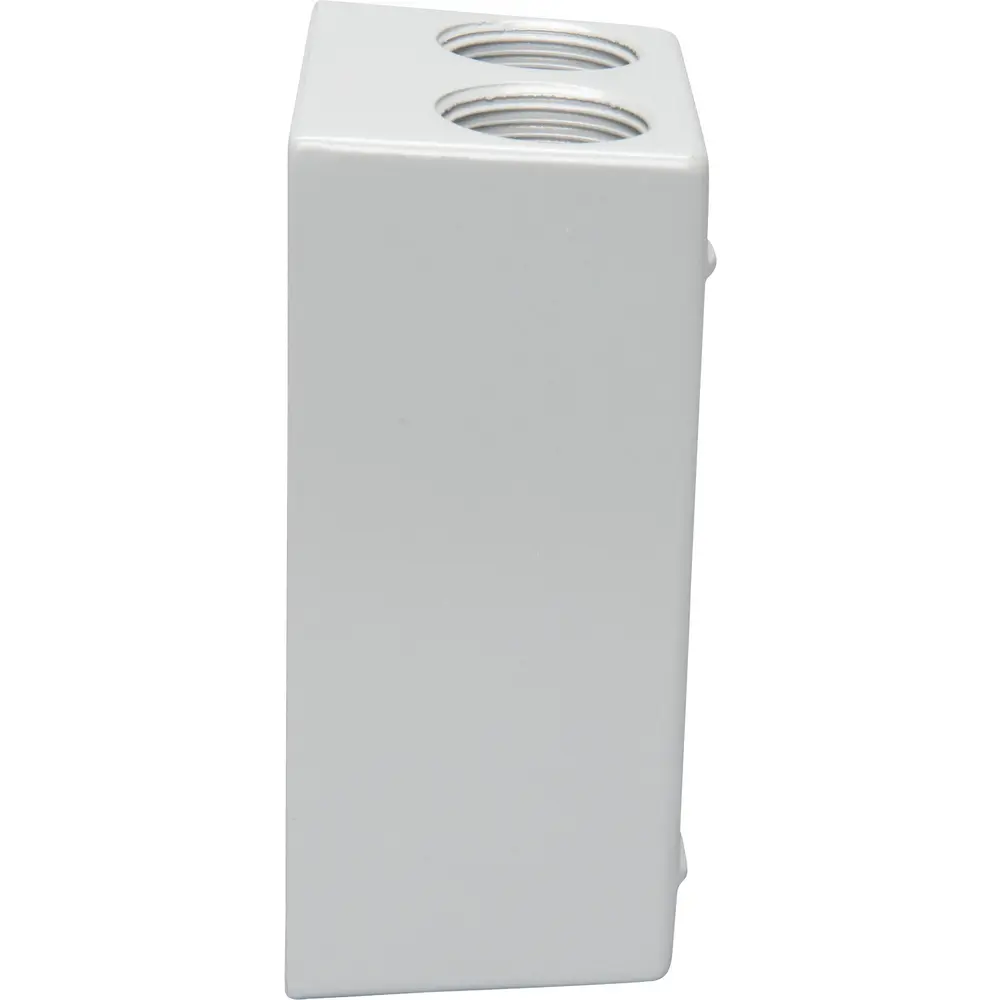 2" Deep Single-Gang Weatherproof Box, (5) 3/4" Hole, Gray