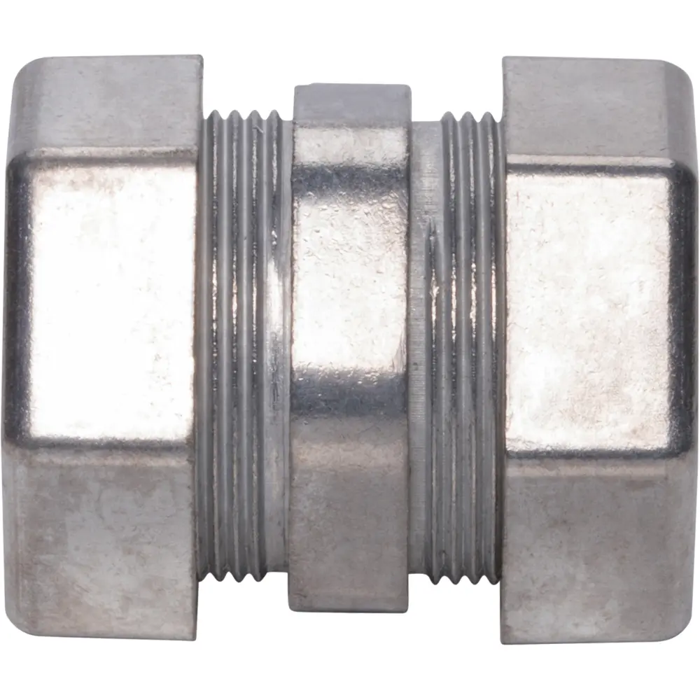 2" EMT Compression Coupling, Zinc Die Cast 2 2" EMT Compression Coupling, Zinc Die Cast