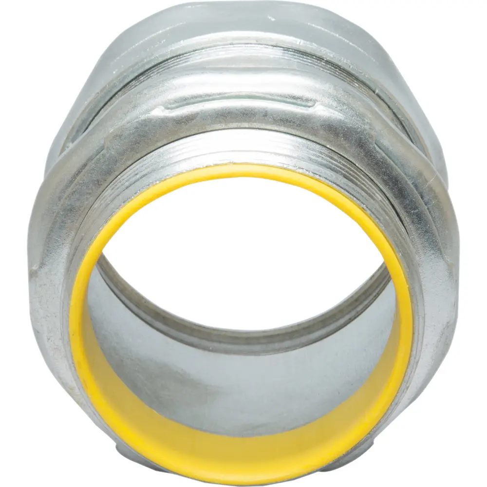 2" EMT Steel Compression Connector w/ Insulated Throat