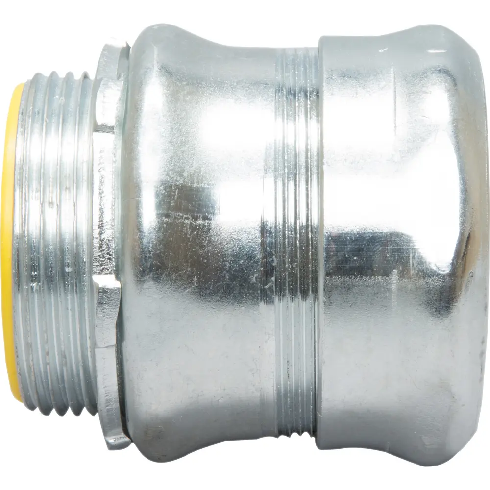 2" EMT Steel Compression Connector w/ Insulated Throat