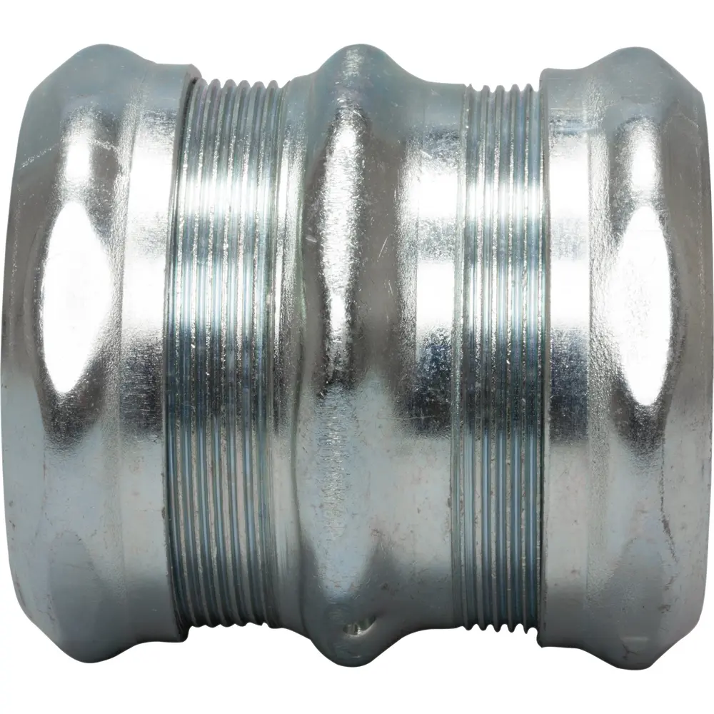 2" EMT steel compression coupling 3 2" EMT steel compression coupling