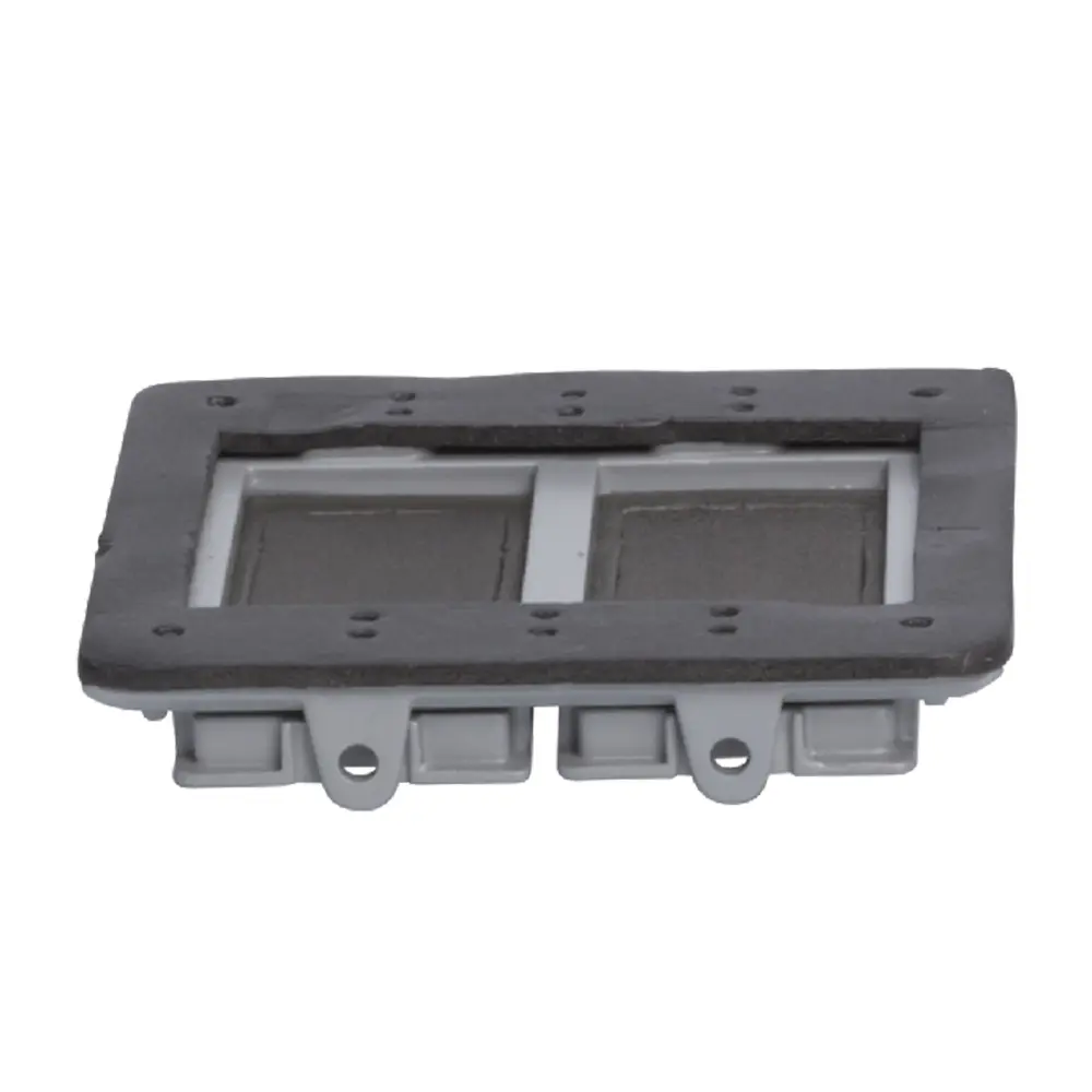 2-Gang 25-in-1 Weatherproof Cover, Vertical, Die-Cast Aluminum, Gray