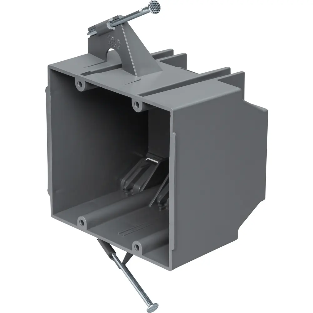 2-Gang Nail-On Switch Box, 32 Cu. In.