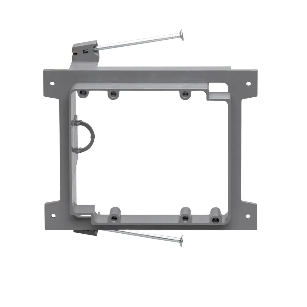 2-Gang Plastic Low Voltage Plate