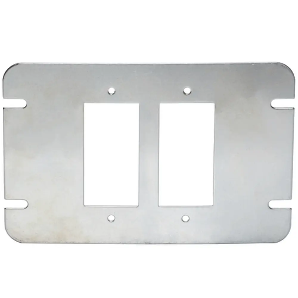 2-Gang Steel Flat GFCI Cover 1 2-Gang Steel Flat GFCI Cover