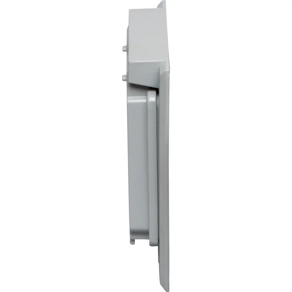 2-Gang Weatherproof (2) GFCI Receptacle Cover, Vertical, Die-Cast Aluminum, Gray