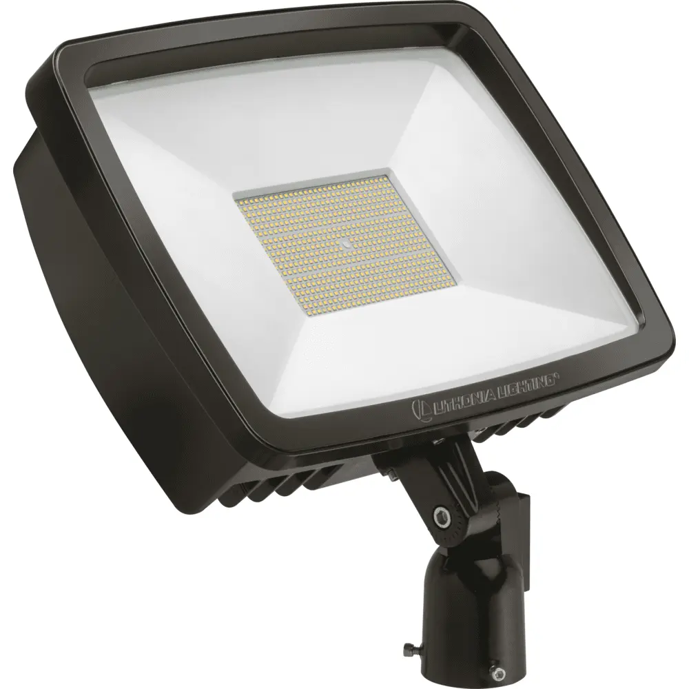 296W TFX3 LED Floodlight w/ Yoke Mount, 4000K, 120-277 VAC, Dark Bronze