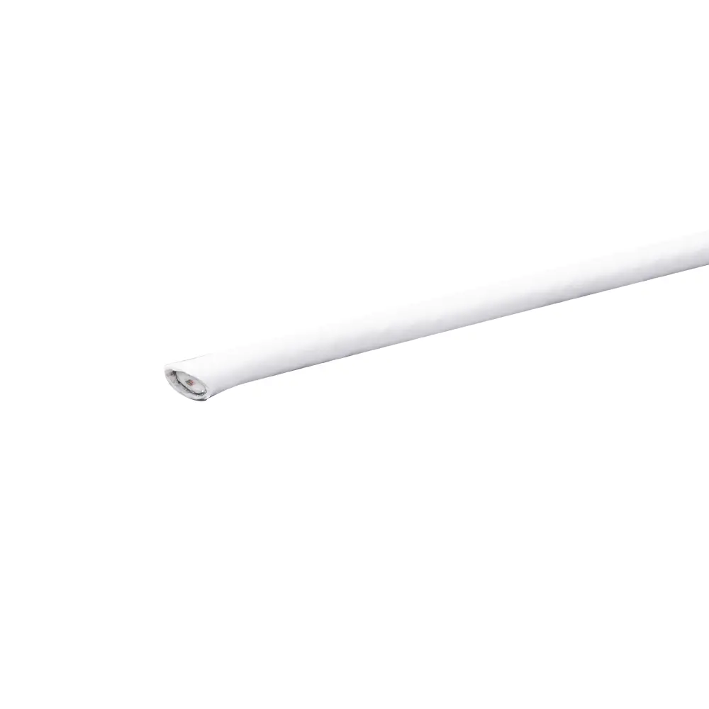 1000' 18AWG, RG6 Coaxial Cable, Copper Clad Steel, 1 Conductor, White