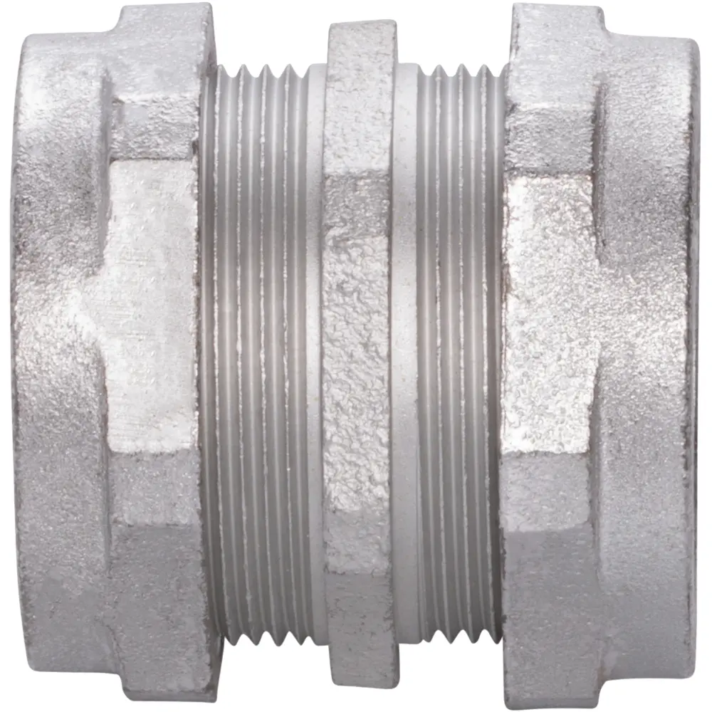 2" Rigid Compression Coupling, Malleable Iron