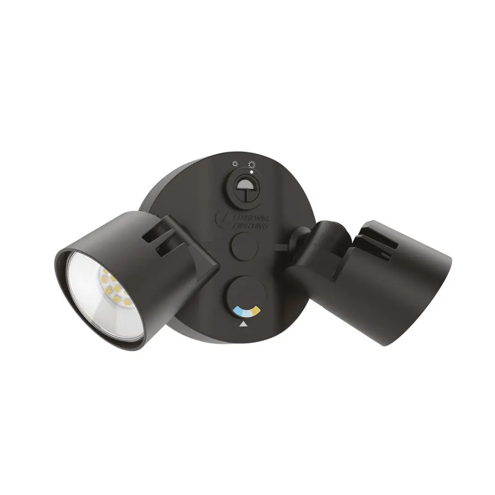 2-Head LED Security Floodlight, Motion Activated, 4000K, 120 VAC, Dark Bronze 1 2-Head LED Security Floodlight, Motion Activated, 4000K, 120 VAC, Dark Bronze