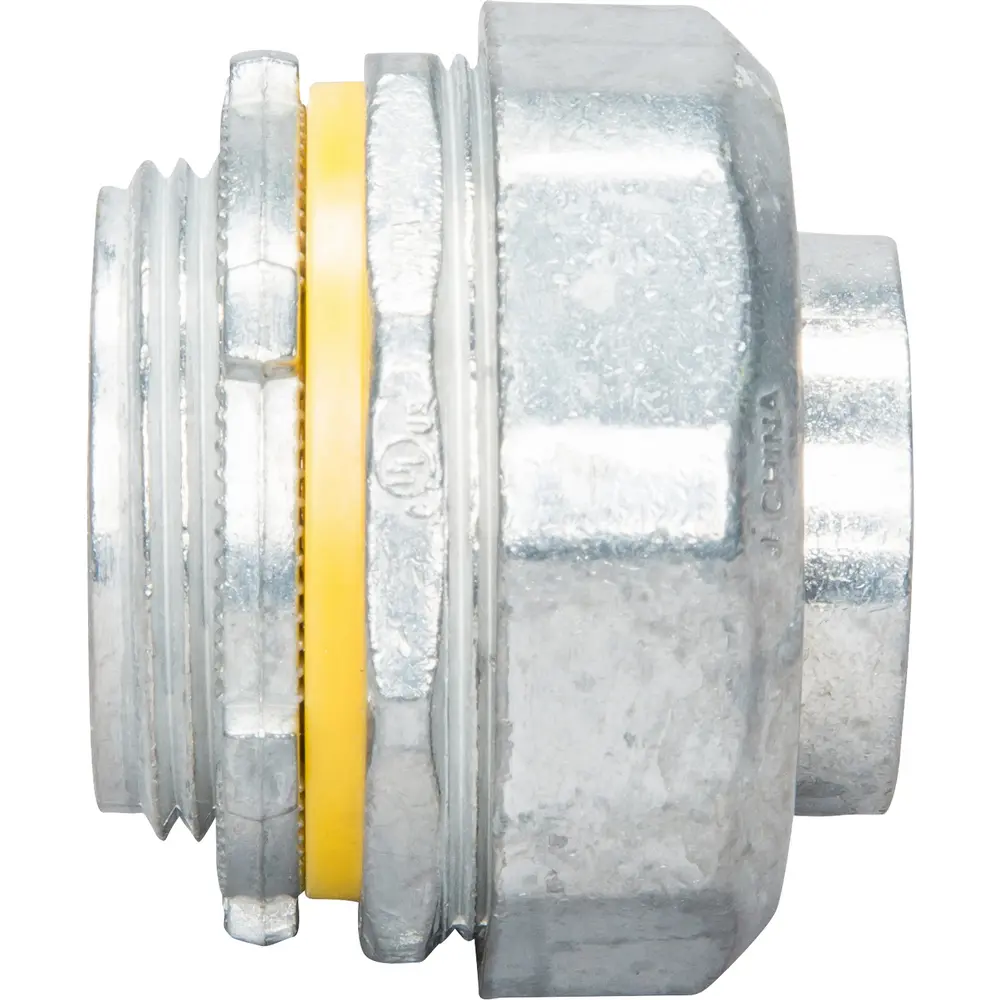 2" Steel-Zinc Liquid Tight Straight Fitting
