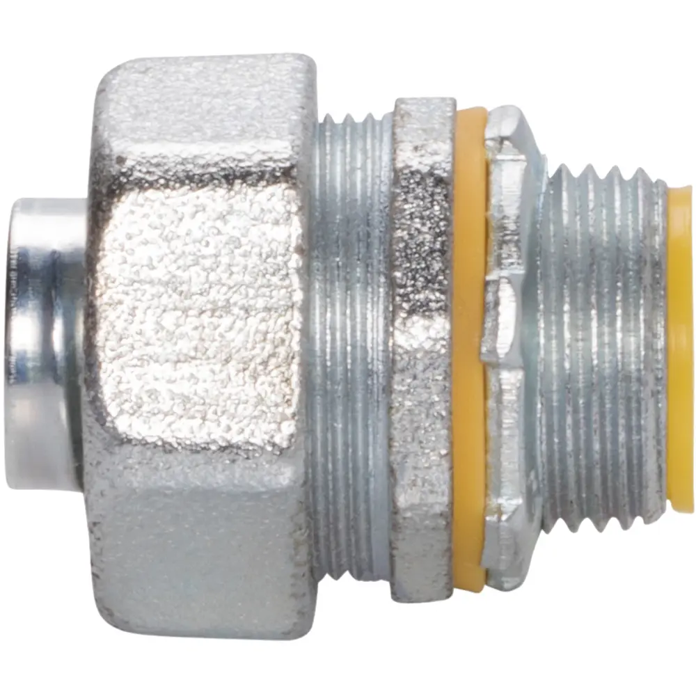2" Straight Liquid Tight Connector, Malleable Iron