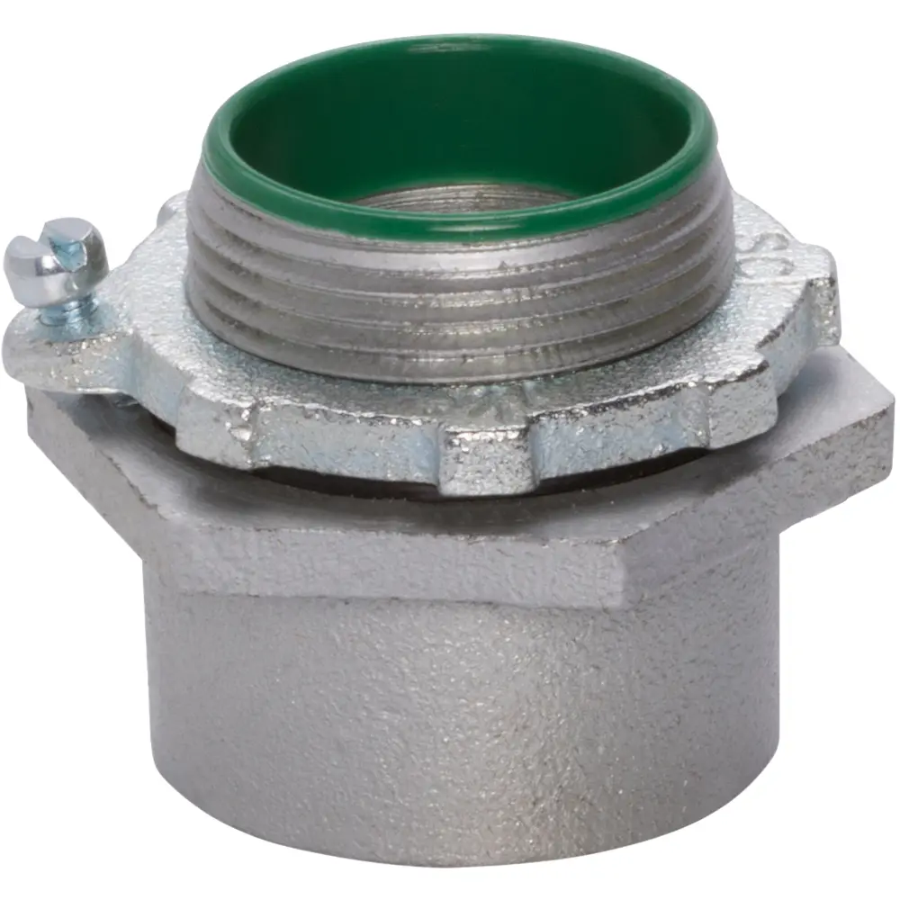 2" Watertight Hub w/ Insulated Throat & Bonding Locknut 3 2" Watertight Hub w/ Insulated Throat & Bonding Locknut