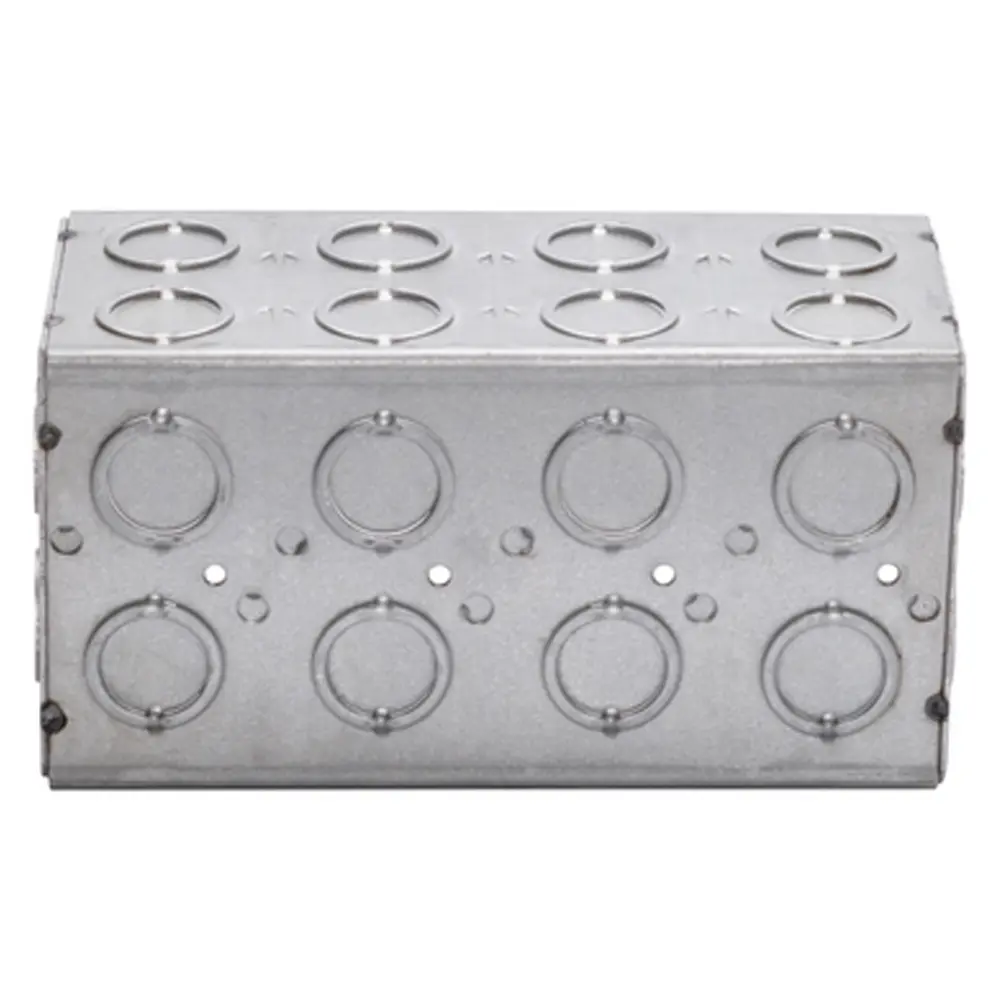 3-1/2" Deep 4-Gang Masonry Box