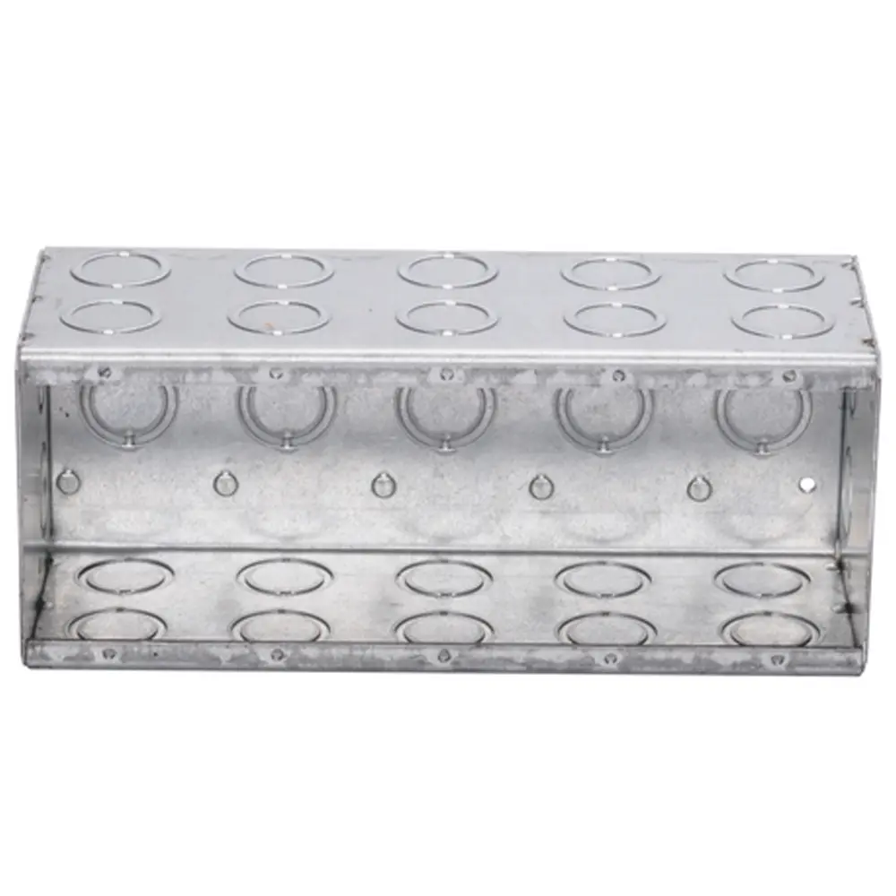 3-1/2" Deep 5-Gang Masonry Box