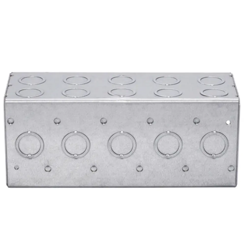 3-1/2" Deep 6-Gang Masonry Box