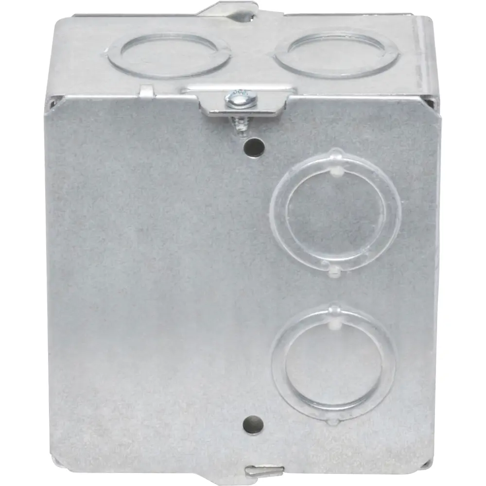 3-1/2" Deep Single-Gang Masonry Box, Gangable