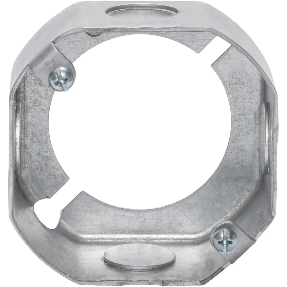 3-1/2" Octagon Extension Box, 1/2" KO's, 1-1/2" Deep