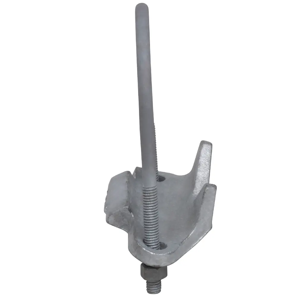 3-1/2" Right Angle Conduit Support, Malleable Iron